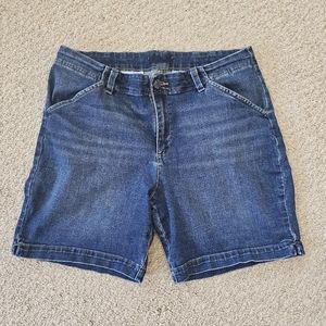Lee stretch denim shorts. Sz 12